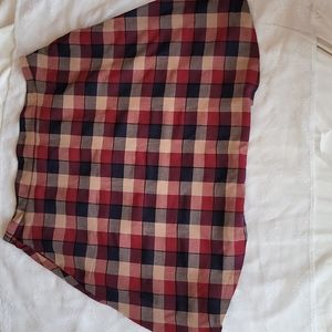 Modcloth A-lined Sway Skirt Checkered Size  3X